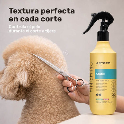 Artero Static Control 300 ml spray voluminizador y antiestático para perros y gatos