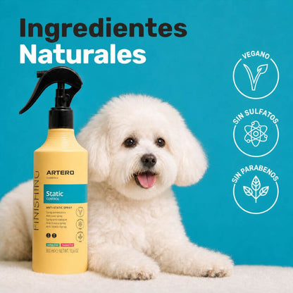 Artero Static Control 300 ml spray voluminizador y antiestático para perros y gatos