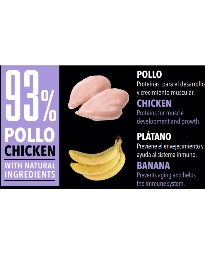 Atlantic Pet Wilderness Puppy comida húmeda Grain Free para cachorros con 93 % de pollo fresco