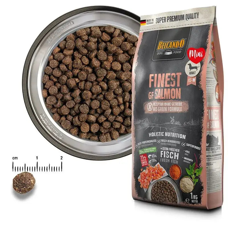 PIENSO BELCANDO FINEST GRAIN FREE SALMÓN Pienso para perros sin cereales Gabo&Gordo Pet Shop en Las Palmas de Gran Canaria tienda para mascotas, perros, gatos, conejos, tortugas, animales, accesorios para mascotas