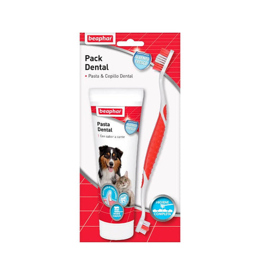 Pasta dental Beaphar sabor carne para perros y gatos – 100 g