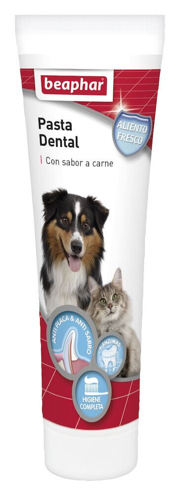 Pasta dental Beaphar sabor carne para perros y gatos – 100 g