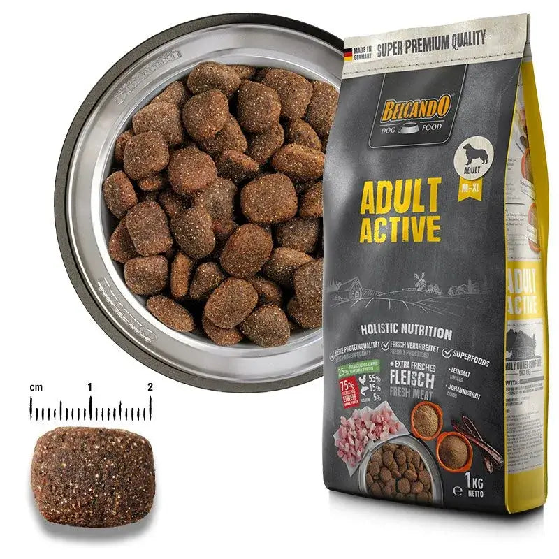 BELCANDO Adult Active pienso para perros adultos activos y deportistas disponible en Gran Canaria y Canarias
