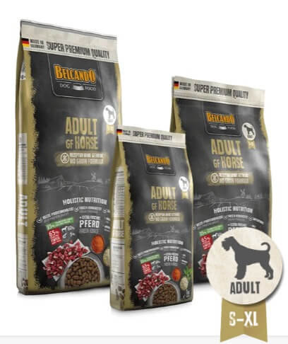 BELCANDO Adult GF Horse pienso sin cereales con carne fresca de caballo para perros adultos sensibles