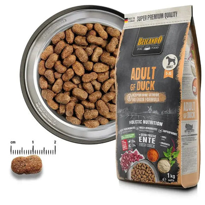 BELCANDO Adult Grain Free Duck pienso sin cereales con 40 % de pato fresco y amaranto para perros adultos