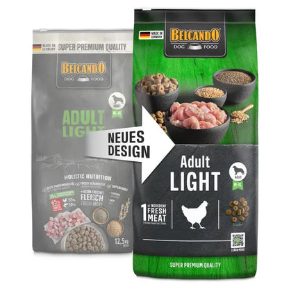 BELCANDO Adult Light pienso bajo en grasa con L-carnitina para perros adultos con sobrepeso o baja actividad