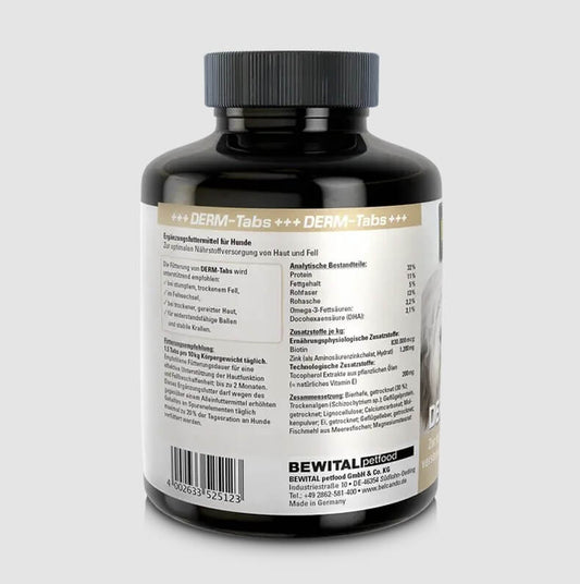 BELCANDO Derm-Tabs 60 tabletas para fortalecer piel y pelaje de perros
