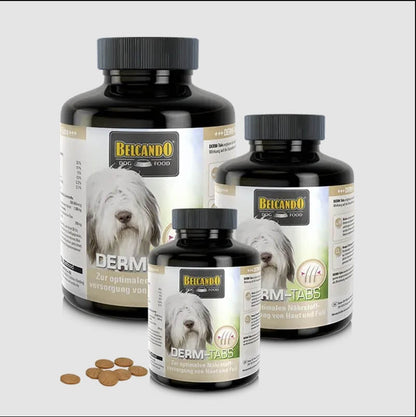 BELCANDO Derm-Tabs 60 tabletas para fortalecer piel y pelaje de perros