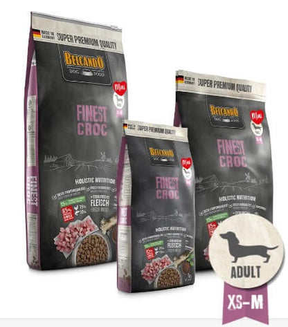 BELCANDO Finest Croc pienso premium con pato y efecto salsa para perros adultos pequeños y medianos