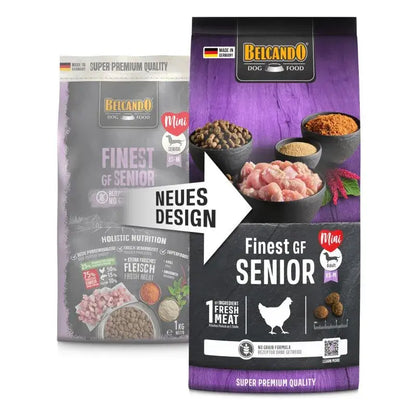 BELCANDO Finest Grain Free Senior pienso sin cereales para perros mayores de razas pequeñas y medianas