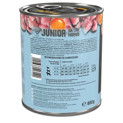 BELCANDO Junior Ave con Huevo alimento húmedo sin cereales para cachorros