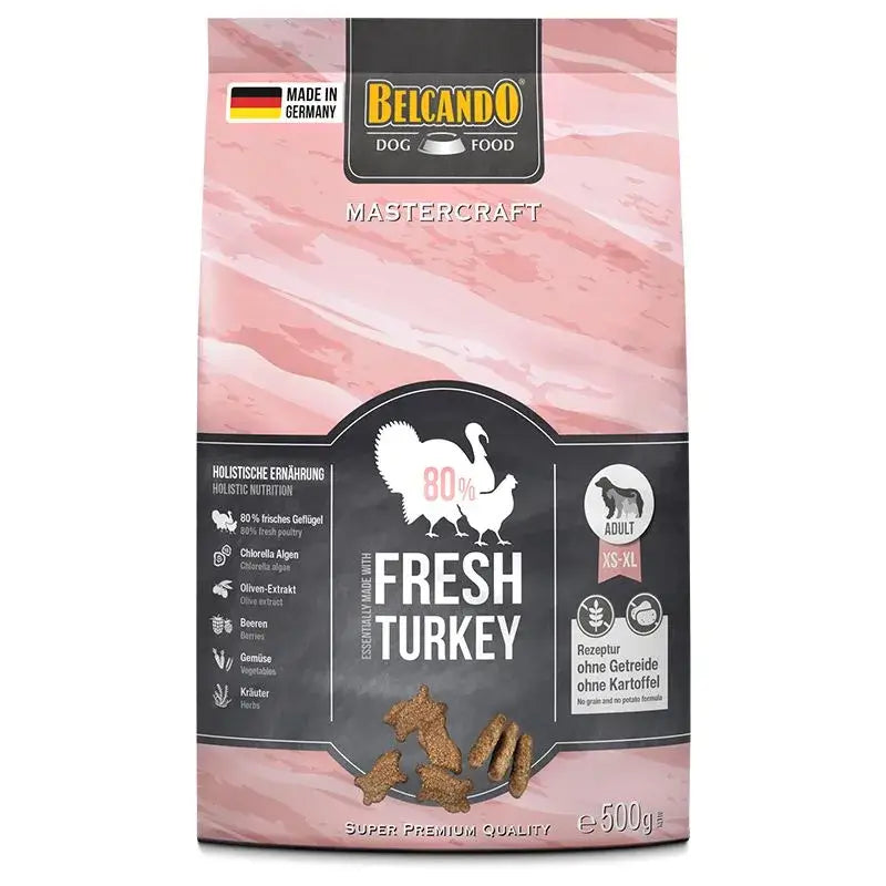 BELCANDO Mastercraft Fresh Turkey – Pienso sin cereales con carne fresca de pavo para perros adultos