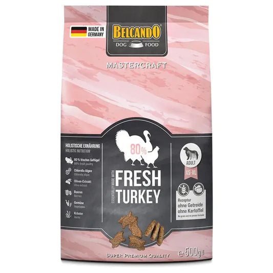 BELCANDO Mastercraft Fresh Turkey – Pienso sin cereales con carne fresca de pavo para perros adultos