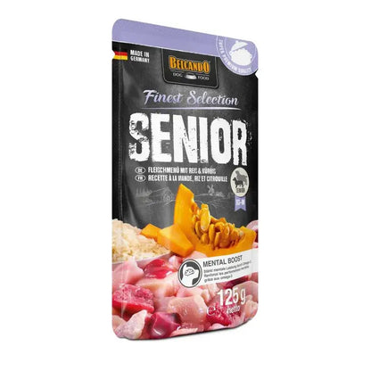 BELCANDO Finest Selection Senior Menú de Carne con arroz y calabaza 12 x 125 g para perros sénior