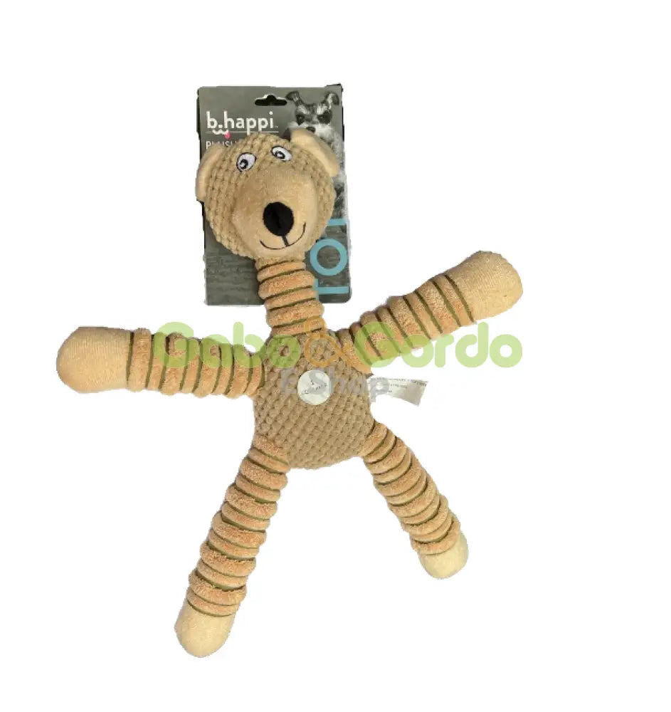 Bhappi Plush oso marrón claro de peluche de 39 cm con sonido para perros