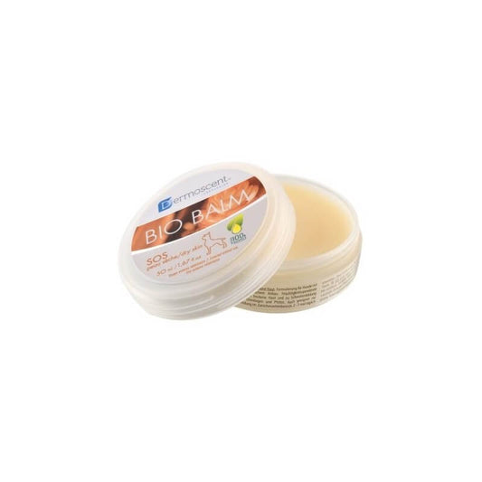 Bálsamo hidratante Biobalm Dermoscent para perros - 50 ml - Ideal para trufa, almohadillas y callos