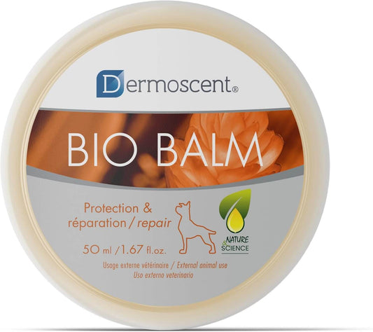 Bálsamo hidratante Biobalm Dermoscent para perros - 50 ml - Ideal para trufa, almohadillas y callos