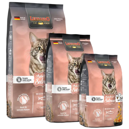 LEONARDO® Adult GF Salmon | Pienso para gatos en Gabo&Gordo Pet Shop en Las Palmas de Gran Canaria tienda para mascotas, perros, gatos, conejos, tortugas, animales, accesorios para mascotas