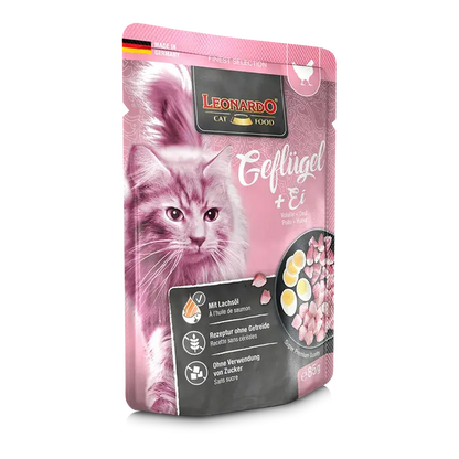 LEONARDO Finest Selection menu de pollo y huevo.  carnes.  Gabo y Gordo E Shop, la mejor tienda online en las Islas Canarias, España, tienda online para mascotas, perros, gatos, conejos, tortugas, animales, accesorios para mascotas en general. 