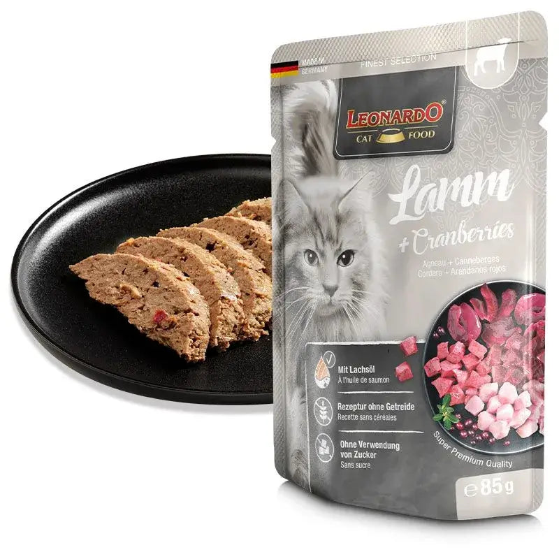 LEONARDO Finest Selection menu de Cordero y Arándanos rojos.  Gabo y Gordo E Shop, la mejor tienda online en las Islas Canarias, España, tienda online para mascotas, perros, gatos, conejos, tortugas, animales, accesorios para mascotas en general. 
Gabo y Gordo E Shop in Canary Islands, the best store for pets, dogs, cats, rabbits, turtles, animals, pet accessories.