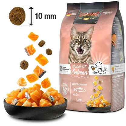 LEONARDO® Adult GF Salmon | Pienso para gatos en Gabo&Gordo Pet Shop en Las Palmas de Gran Canaria tienda para mascotas, perros, gatos, conejos, tortugas, animales, accesorios para mascotas
