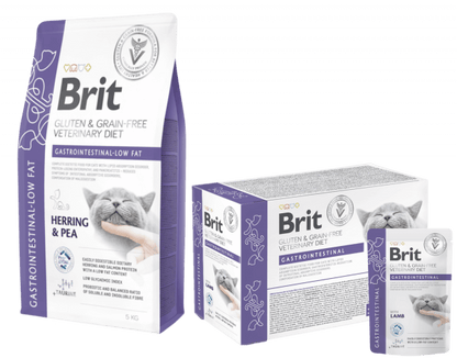 brit gastrointestinal low fat gatos pienso digestivo sin cereales