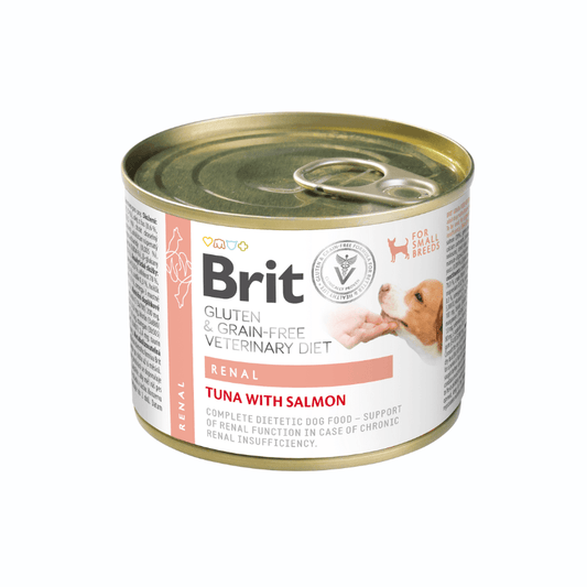 BRIT Vet Diets Renal comida húmeda para perros adultos con atún y salmón disponible en Gran Canaria y Canarias