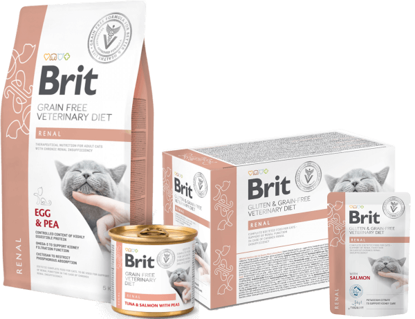 BRIT Vet Diets Renal Grain Free pienso para gatos con insuficiencia renal crónica