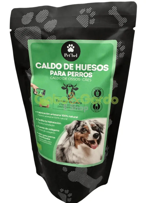 Caldo natural de huesos de ternera ecológica para perros – Complemento alimenticio para digestión, articulaciones y salud urinaria