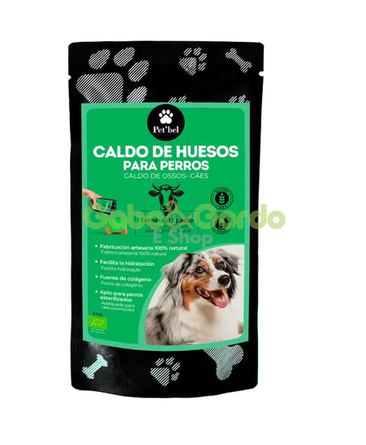 Caldo natural de huesos de ternera ecológica Pet'Bel para perros