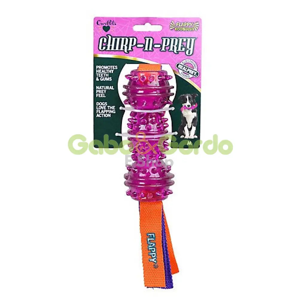 CHIRP-N-PREY juguete interactivo para perros con sonido y acción realista