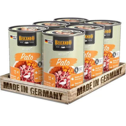 comida húmeda holistic pato perros sin cereales made in germany