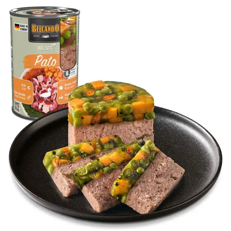 comida húmeda holistic pato perros sin cereales made in germany