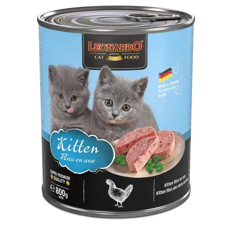 Comida húmeda para gatitos rica en ave sin cereales alimento completo kitten Canarias