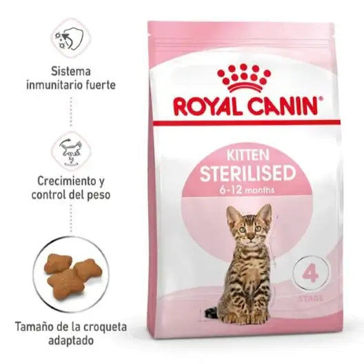 ROYAL CANIN Second Age Kitten Sterilised / Pienso Para Gatos Gabo&Gordo Pet Shop en Las Palmas de Gran Canaria tienda para mascotas, perros, gatos, conejos, tortugas, animales
