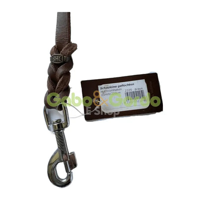 Correa de cuero JHS Junior Hundebedarf 15mm/220cm con mosquetón para perros Gabo&Gordo Pet Shop en Las Palmas de Gran Canaria tienda para mascotas, perros, gatos, conejos, tortugas, animales, accesorios para mascotas