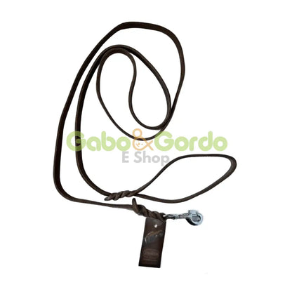 Correa de cuero JHS Junior Hundebedarf 15mm/220cm con mosquetón para perros Gabo&Gordo Pet Shop en Las Palmas de Gran Canaria tienda para mascotas, perros, gatos, conejos, tortugas, animales, accesorios para mascotas