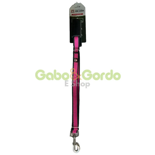 Correa reflectante para mascotas de doble mango, rosa Gabo y Gordo E Shop, la mejor tienda online en las Islas Canarias, España, tienda online para mascotas, perros, gatos, conejos, tortugas, animales, accesorios para mascotas en general. 
Gabo y Gordo E Shop in Canary Islands, the best store for pets, dogs, cats, rabbits, turtles, animals, pet accessories.