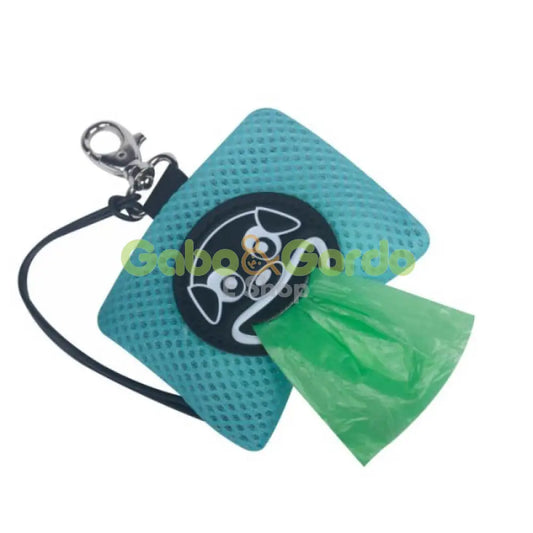 Dispensador Smile Dog TRE PONTI color menta para perros, diseño italiano elegante y funcional