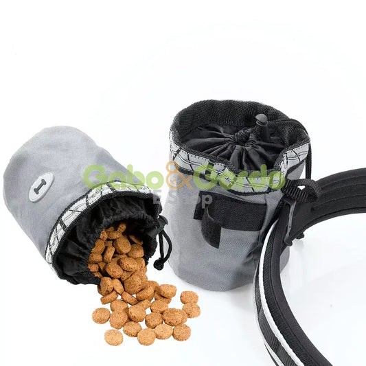 Bolsa DOG TREATS BAG Ferplast para chuches y premios de perro, con cierre de cordón y clip para cintura