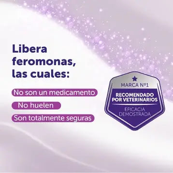 FELIWAY Classic Difusor con recambio de 48 ml para reducir el estrés, el marcaje con orina y los arañazos en gatos. Disponible en Gabo y Gordo E Shop con envío en Canarias.