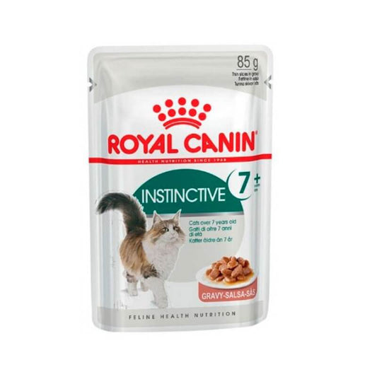 ROYAL CANIN Instinctive +7 Gravy Pouch | Pack de 12 x 85 g para gatos Gabo&Gordo Pet Shop en Las Palmas de Gran Canaria tienda para mascotas, perros, gatos, conejos, tortugas, animales