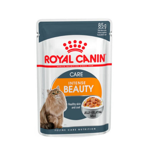 ROYAL CANIN Intense Beauty Jelly Pouch | Pack de 12 x 85 g para gatos Gabo&Gordo Pet Shop en Las Palmas de Gran Canaria tienda para mascotas, perros, gatos, conejos, tortugas, animales