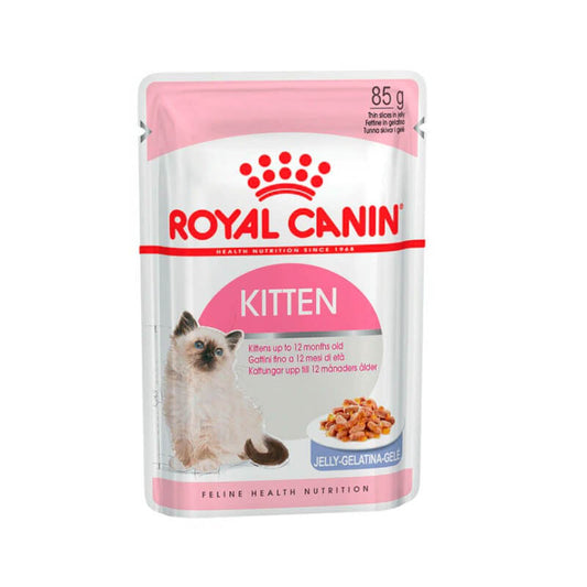 ROYAL CANIN Kitten Instinctive Jelly Pouch| Pack de 12 x 85 g para gatos
