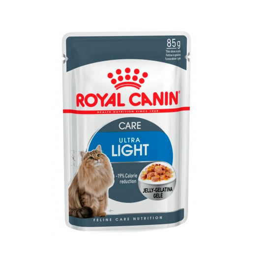ROYAL CANIN Ultralight Jelly Pouch | Pack de 12 x 85 g para gatos. Gabo&Gordo Pet Shop en Las Palmas de Gran Canaria tienda para mascotas, perros, gatos, conejos, tortugas, animales