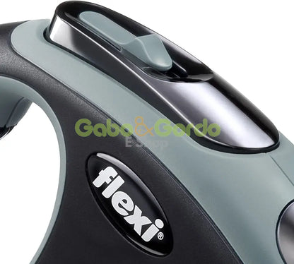 FLEXI NEW COMFORT correa extensible de cordón Gris Talla M / 5 Metros PARA PERRO en Gabo&Gordo Pet Shop en Las Palmas de Gran Canaria tienda para mascotas, perros, gatos, conejos, tortugas, animales, accesorios para mascotas
