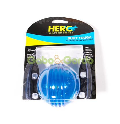 HERO TREAT N PLAY BALL 7.5cm PARA PERRO en Gabo y Gordo E Shop, la mejor tienda online en las Islas Canarias, España, tienda online para mascotas, perros, gatos, conejos, tortugas, animales, accesorios para mascotas en general. 
Gabo y Gordo E Shop in Canary Islands, the best store for pets, dogs, cats, rabbits, turtles, animals, pet accessories.