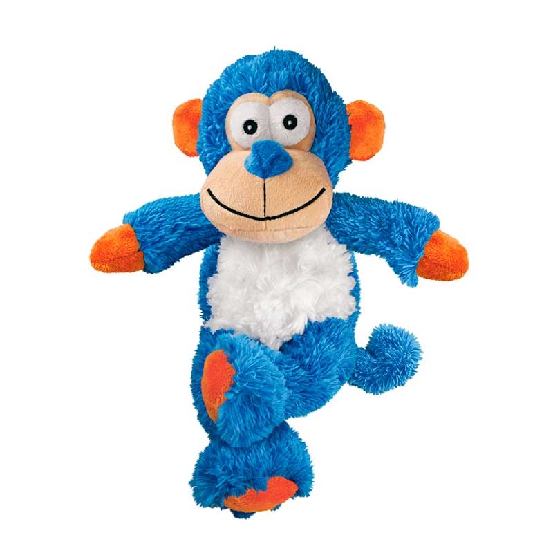 KONG Knots juguete para perros con cuerda anudada, chirriador y tela duradera