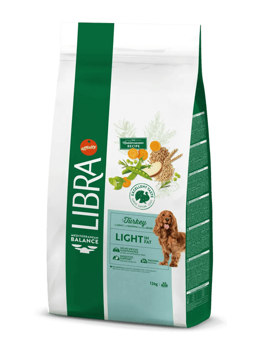 LIBRA LIGHT CON PAVO Y CEREALES INTEGRALES PERROS ADULTOS en Gabo&Gordo Pet Shop en Las Palmas de Gran Canaria tienda para mascotas, perros, gatos, conejos, tortugas, animales, accesorios para mascotas