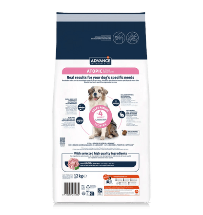 Pienso ADVANCE VET ATOPIC CONEJO Y GUISANTES Gabo y Gordo E Shop, la mejor tienda online en las Islas Canarias, España, tienda online para mascotas, perros, gatos, conejos, tortugas, animales, accesorios para mascotas en general. 
Gabo y Gordo E Shop in Canary Islands, the best store for pets, dogs, cats, rabbits, turtles, animals, pet accessories.